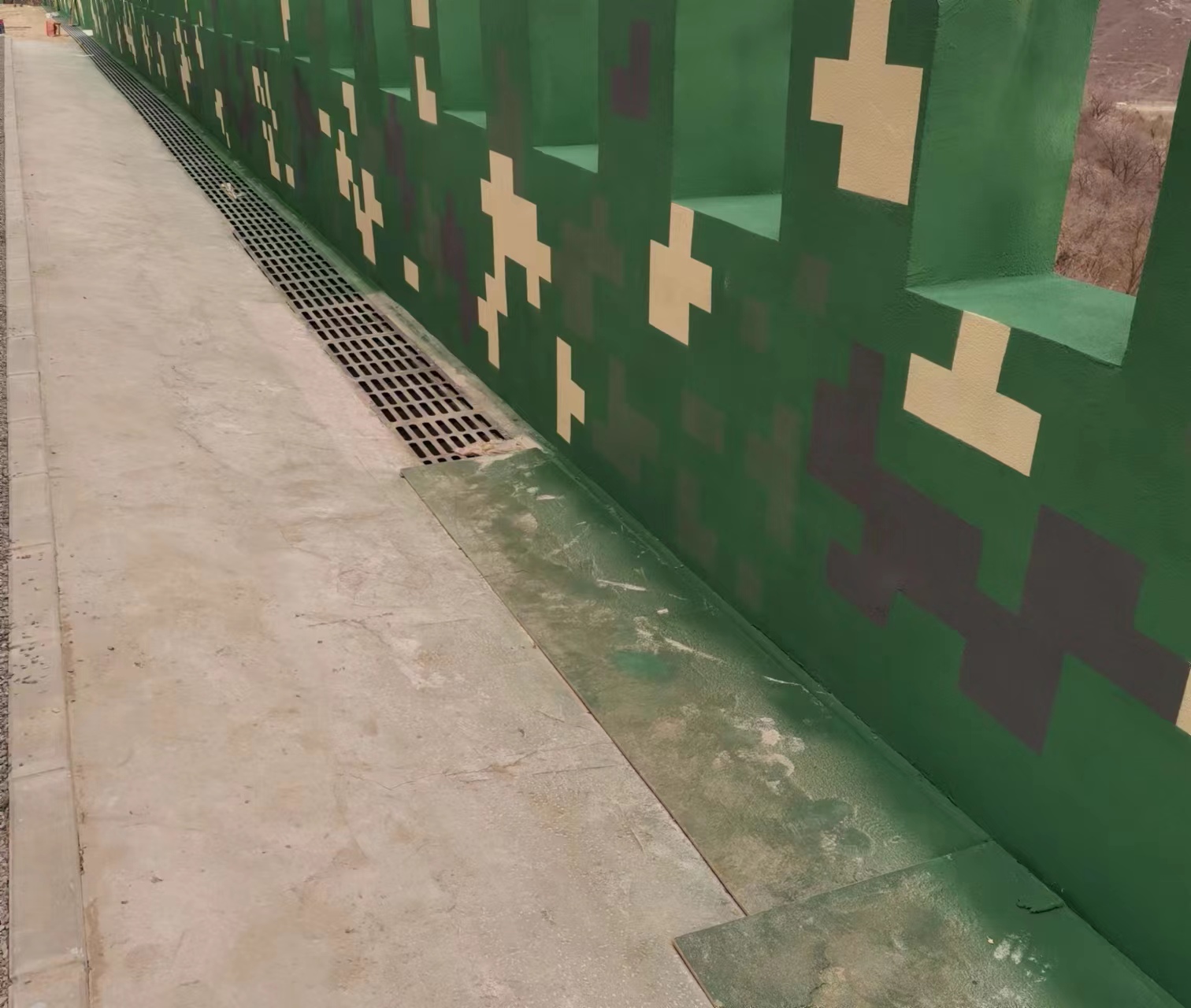 凉山围墙迷彩喷涂,数迷彩漆